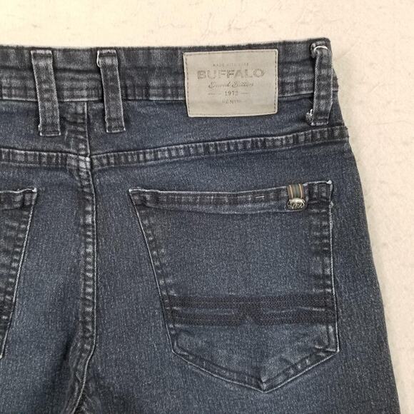 Buffalo David Bitton Jeans Mens 32x30 Dark Wash Evan-X Slim Straight Stretch - Picture 8 of 14